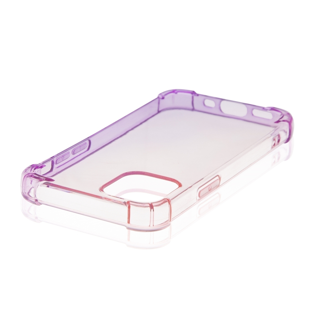 Чехол ROSCO для Apple iPhone 12 mini оптом (арт. IP12MINI-HARD-TPU-PINK-PURPLE)