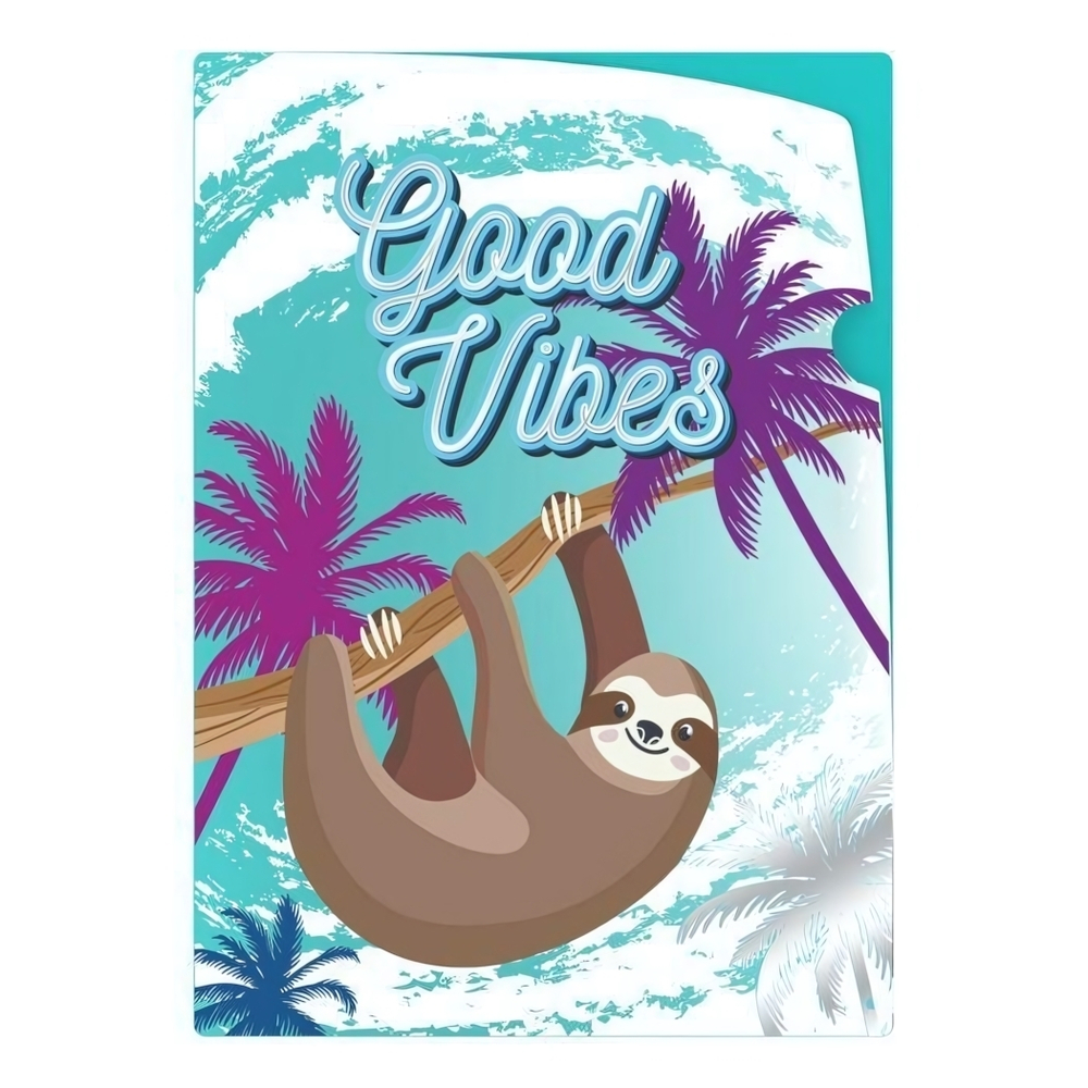 Папка д/тетрадей А4 "Ленивец" 1отд (Феникс+)