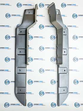Накладка бампера X3000 (правая) SHACMAN DZ97259624008 серая