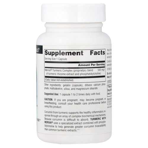 Source Naturals, куркума с Meriva®, 500 мг, 30 капсул