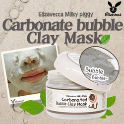 ELIZAVECCA Milky Piggy Маска для лица глиняно-пузырьковая Carbonated Bubble Clay Mask