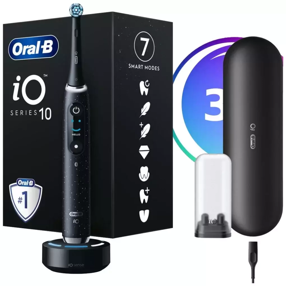 Электрическая зубная щетка Oral-B iO 10, cosmic black