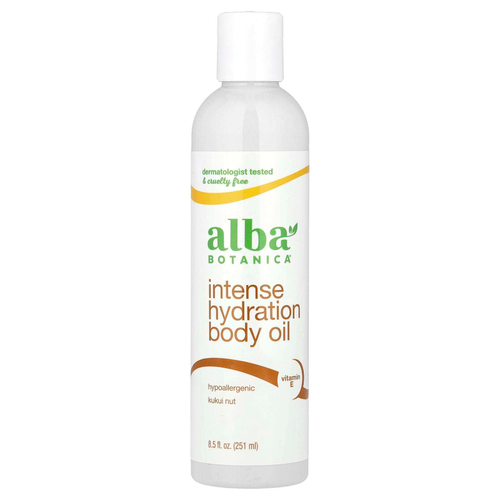 Alba Botanica, Гавайское масло для тела, Орех кукуй, 8,5 жид. унций (251 мл)
