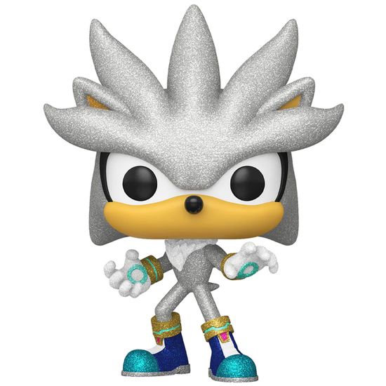 Фигурка Funko POP! Games Sonic the Hedgehog Silver (DGLT) (Exc) (1103) 87227 / Фигурка Фанко ПОП! по мотивам серии игр "Соник", Сильвер