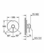 Смеситель для душа Grohe Atrio 19463 001