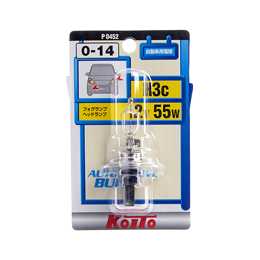 Лампа головного света Koito H3C 12V 55W (уп. 1 шт.) P0452