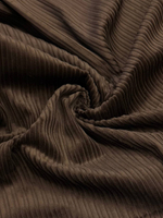 Вельвет хлопковый коричневый