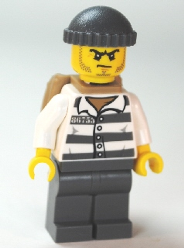 Минифигурка LEGO Cty0480 Заключённый тюрьмы