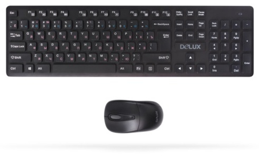 Клавиатура Delux DLD-1505OGB черный