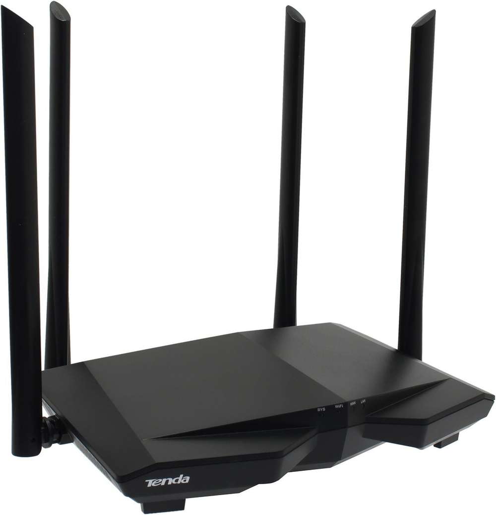 Маршрутизатор TENDA &lt; AC6 &gt; AC1200 Smart Dual-Band WiFi Router (3UTP 10 / 100Mbps, 1WAN, 802.11a / b