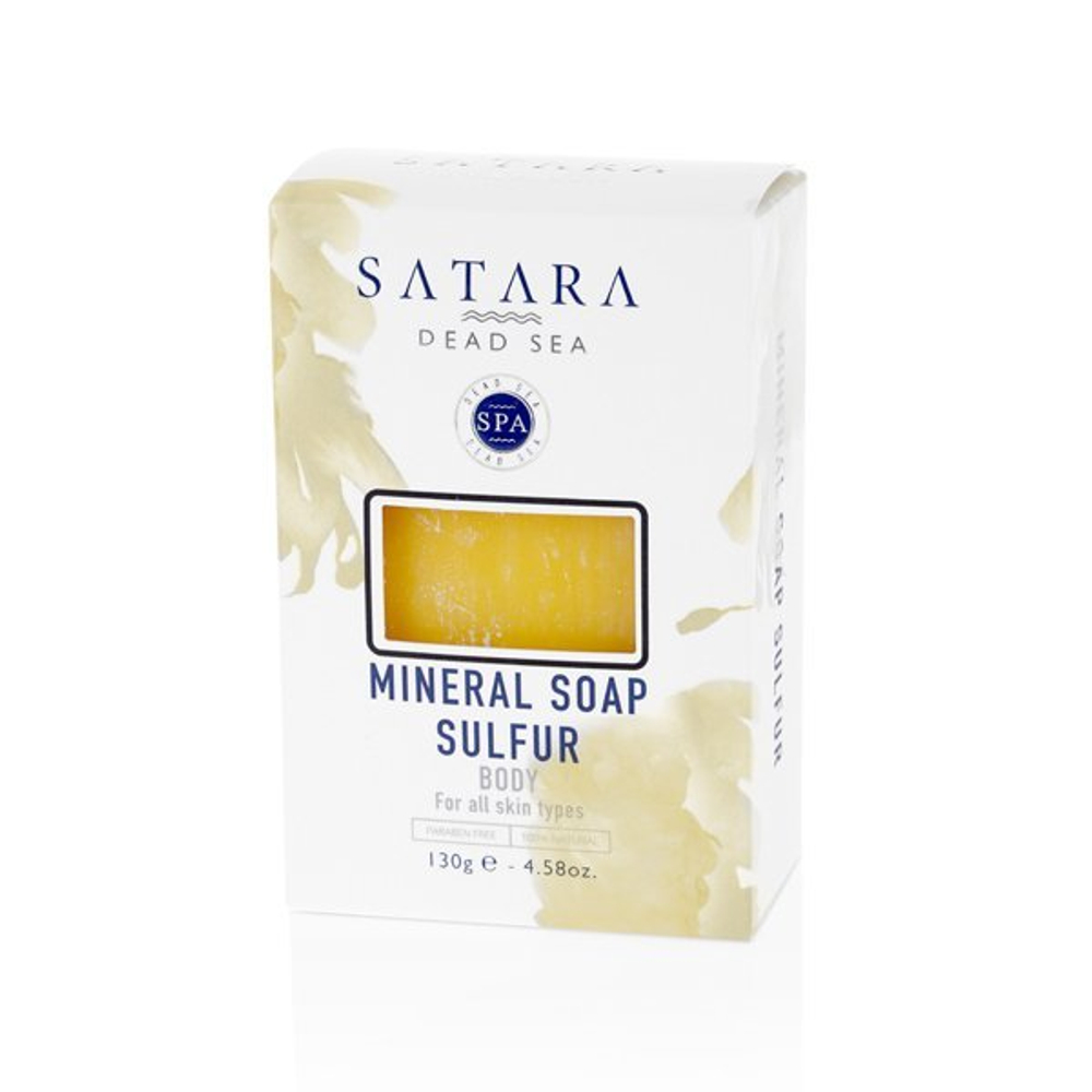 Мінеральне сірчане мило Satara Dead Sea / Mineral Soap Sulfur