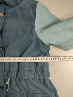 Парка сине-зеленая демисезонная 40 размер