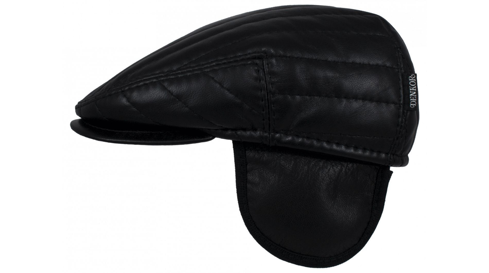 Кепка реглан кожаная/Denkor