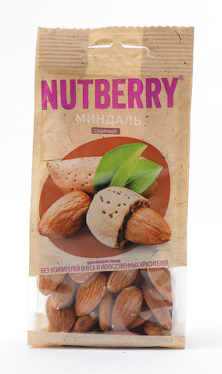 NUTBERRY Миндаль сушеный 100 г