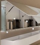 Кран с лазерным сенсором встраиваемый за зеркалом для MUMO.12053.M матовый