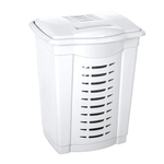 Корзина для белья большая 50л белая