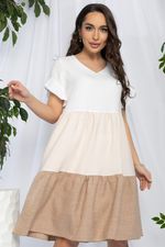 Платье Летний поцелуй (бежевое) П12821-12М LT Collection