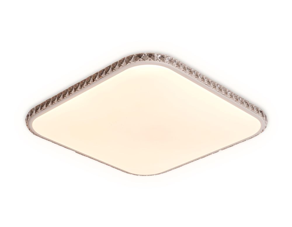 Ambrella Потолочный светодиодный светильник с пультом и дополнительной подсветкой Crystal FF75