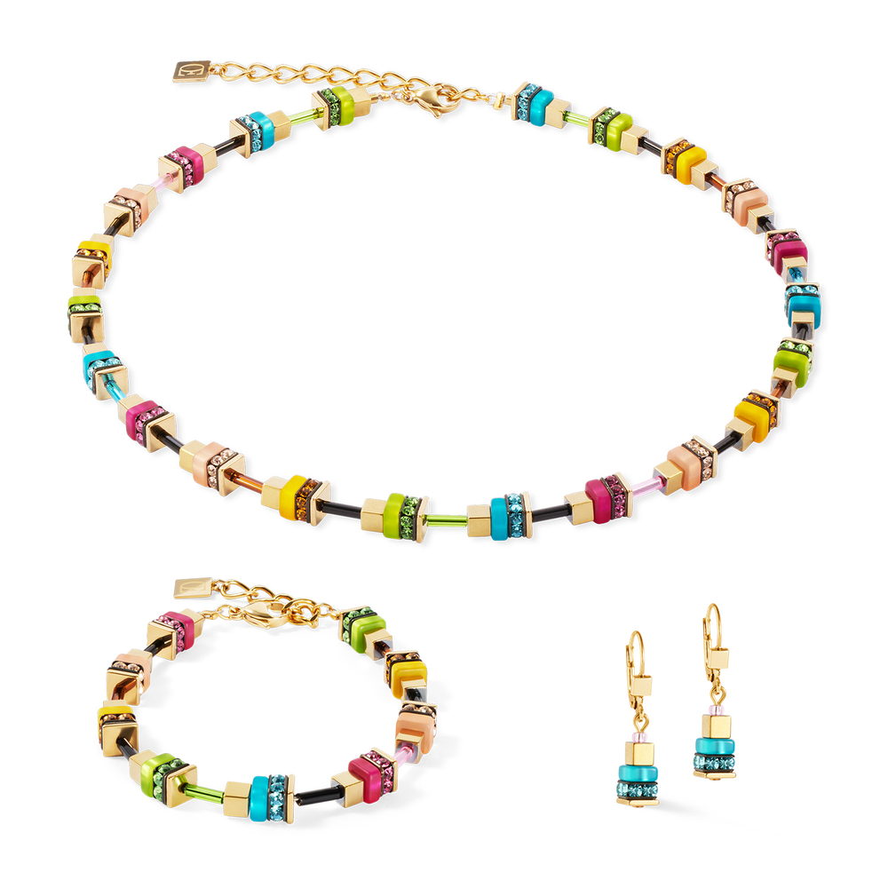 Колье Coeur de Lion Boho Sunset Cube 4413/10-1516