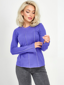 Лонгслив гранж со швами наружу