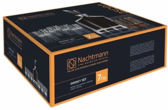 Nachtmann ASPEN - Набор 7 предметов для виски: декантер + 6 стаканов
