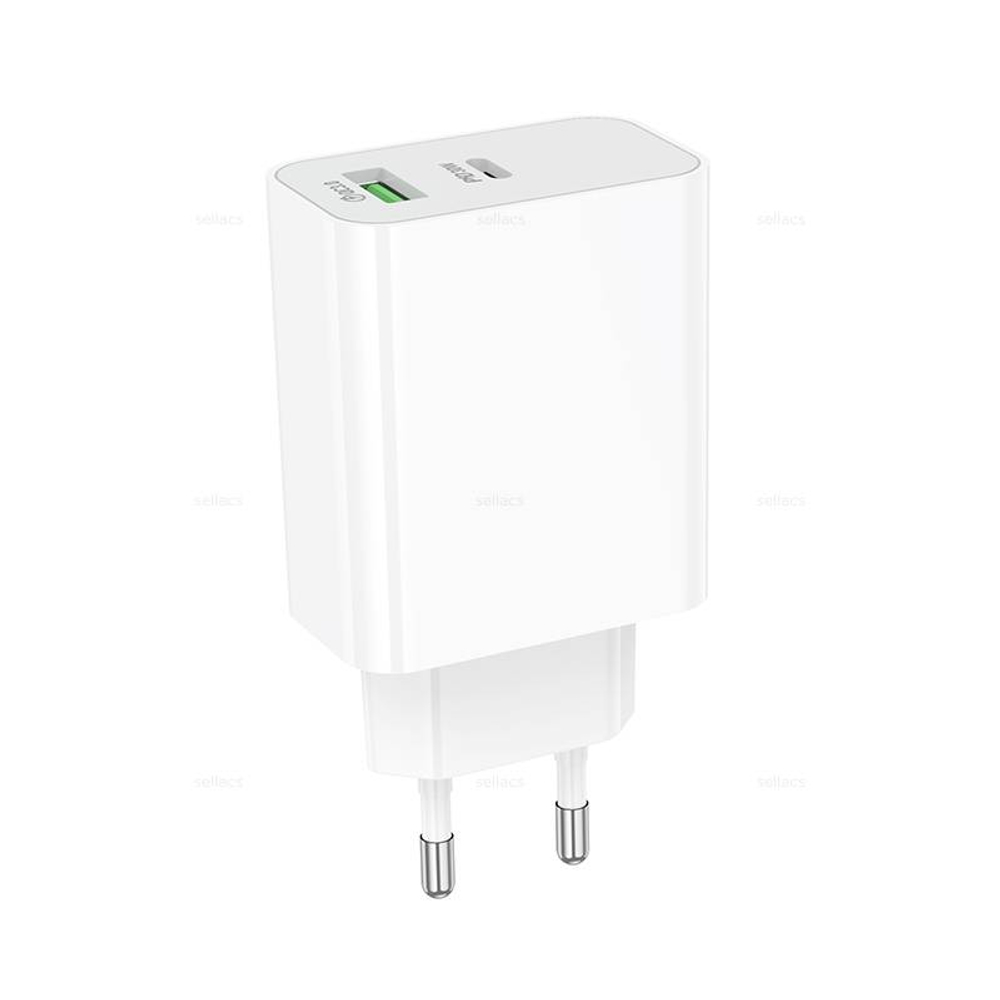 Зарядное устройство PD30W+QC3.0 Borofone BA108A (white)