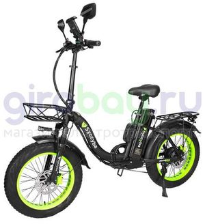 Электровелосипед Syccyba F11 Pro 2025 года (48V/15Ah) - Салатовый обод фото №1