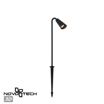 Светильник грунтовый 1*GU10 371060 черный BELL Novotech