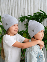 Шапка трикотажная (Серый) РИО