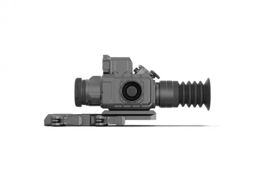 Тепловизионный прицел с дальномером LZIRTEK Perun 635L с креплением Weaver