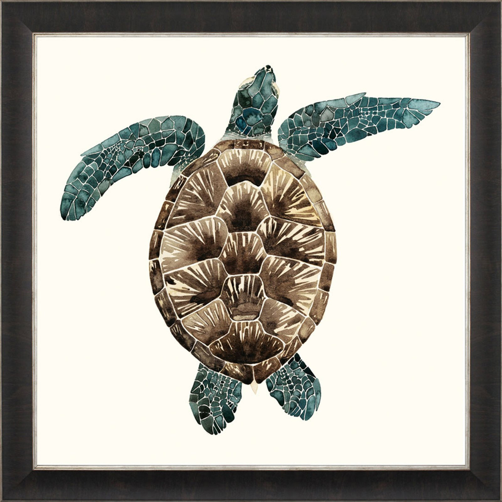 Постер 50х50 G&C Mosaic turtle 3