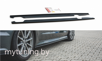 Сплиттеры накладок на пороги для AUDI A6 C7 S-line / S6 C7 (14-17)
