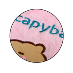 Блокнот детский Basir, формат А5, серия "Капибара", меховая обложка, 80 листов, размер 21*15 см