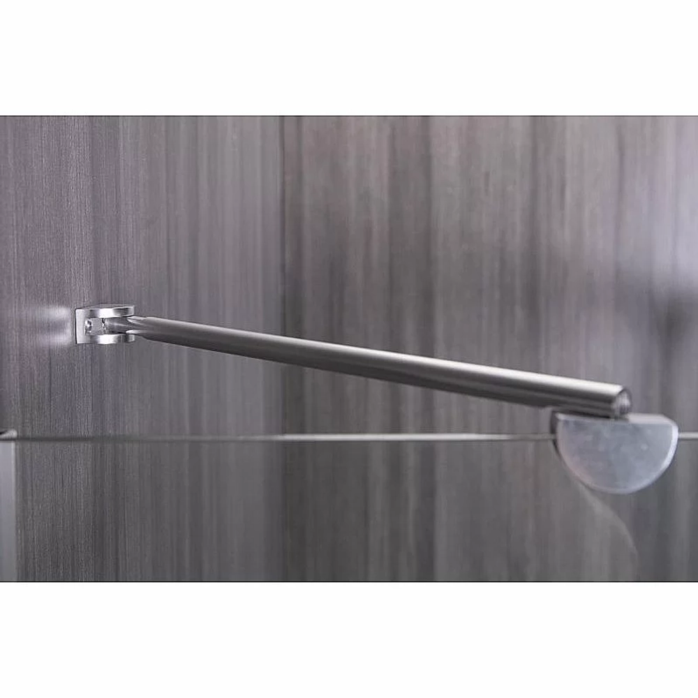 Душевой уголок Esbano ESR-8015 ESUGR8015 90х90 стекло рифленое, матовое/профиль хром
