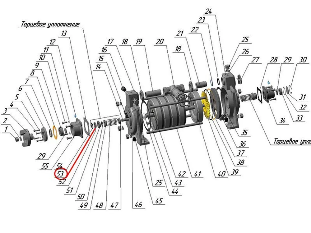 Втулка неподвижная 1112.1301 мойки ЦКБ-1112