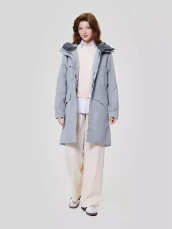 Парка женская ИША (ISHA) NORPPA голубая глина