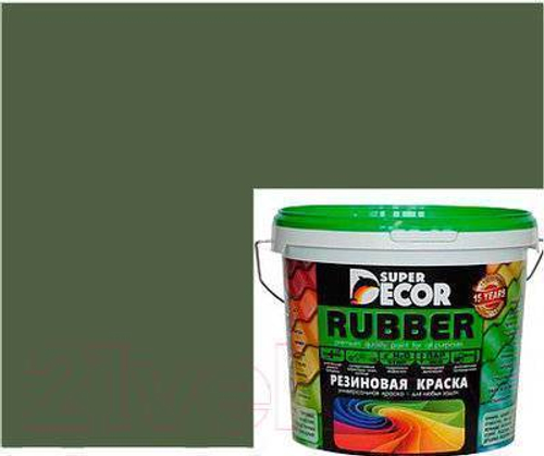 Краска резиновая 1 кг ОНДУЛИН ЗЕЛЕНЫЙ №1