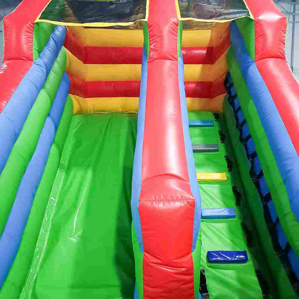 Коммерческий надувной батут «Звериный мир 2» с горкой и аркой, 6*5*4.2 м