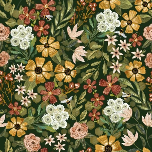 ПРЕДЗАКАЗ, МЕДОВАЯ ПЛЯНКА, ЗЕЛЕНЫЙ, 100% хлопок 1