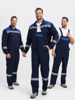 Костюм Лигор-2 Премиум СОП К. (тк.Смесовая,240) п/к, т.синий/васильковый