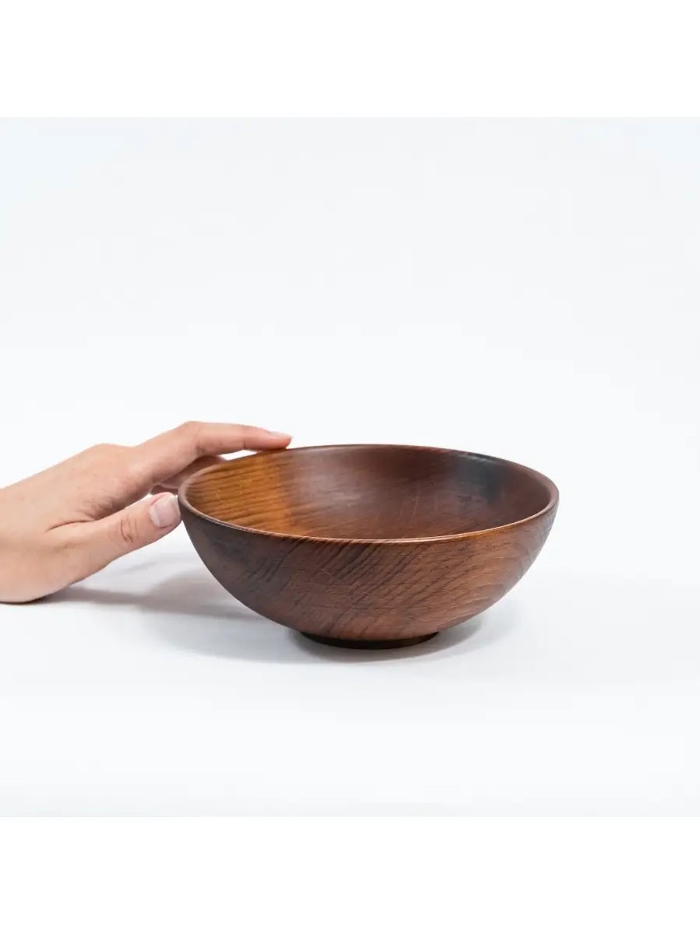 Деревянная тарелка из Кедра коллекция "Лотос"