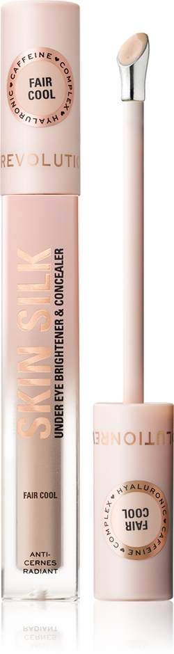 Makeup Revolution Skin Silk Under Eye Brightener & Concealer - осветляющий консилер, 4 ml