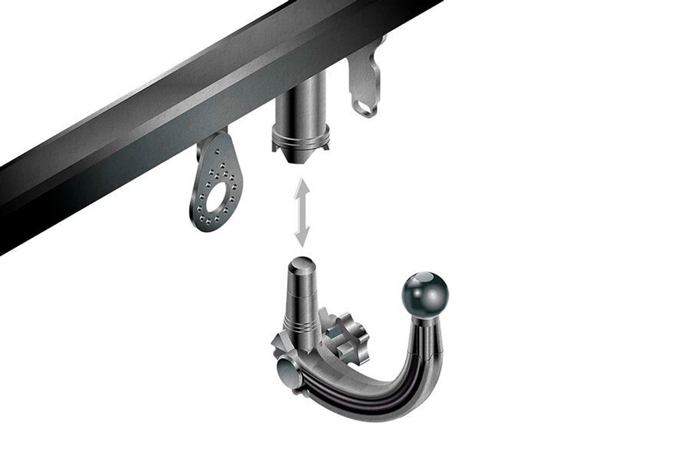 Фаркоп Westfalia 306535600001 для Jeep Wrangler 2007-, Wrangler JL 2019-(паспорт и сертификат в комплекте)(без электрики)