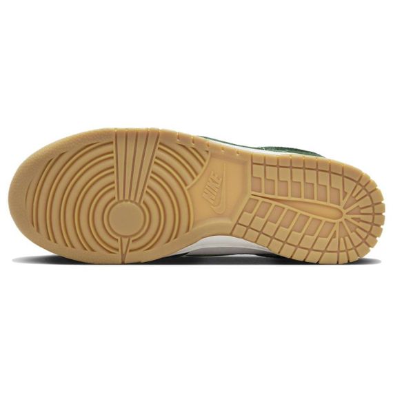 Кроссовки NIKE Dunk для скейтборда Низки Бело-зеленые женские