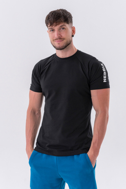 Мужская футболка Nebbia Sporty Fit T-shirt “Essentials” 326 Black