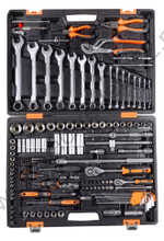 Набор инструментов, 1/2", 1/4", CrV, в кейсе 151 предмет Вихрь