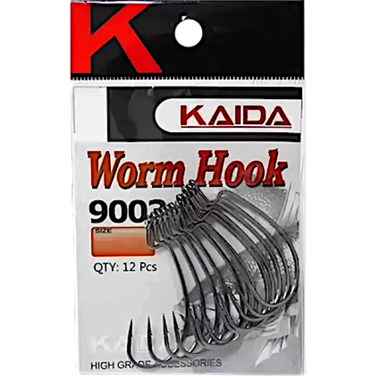 Крючок Офсетный Kaida Worm Hook BS9003 -