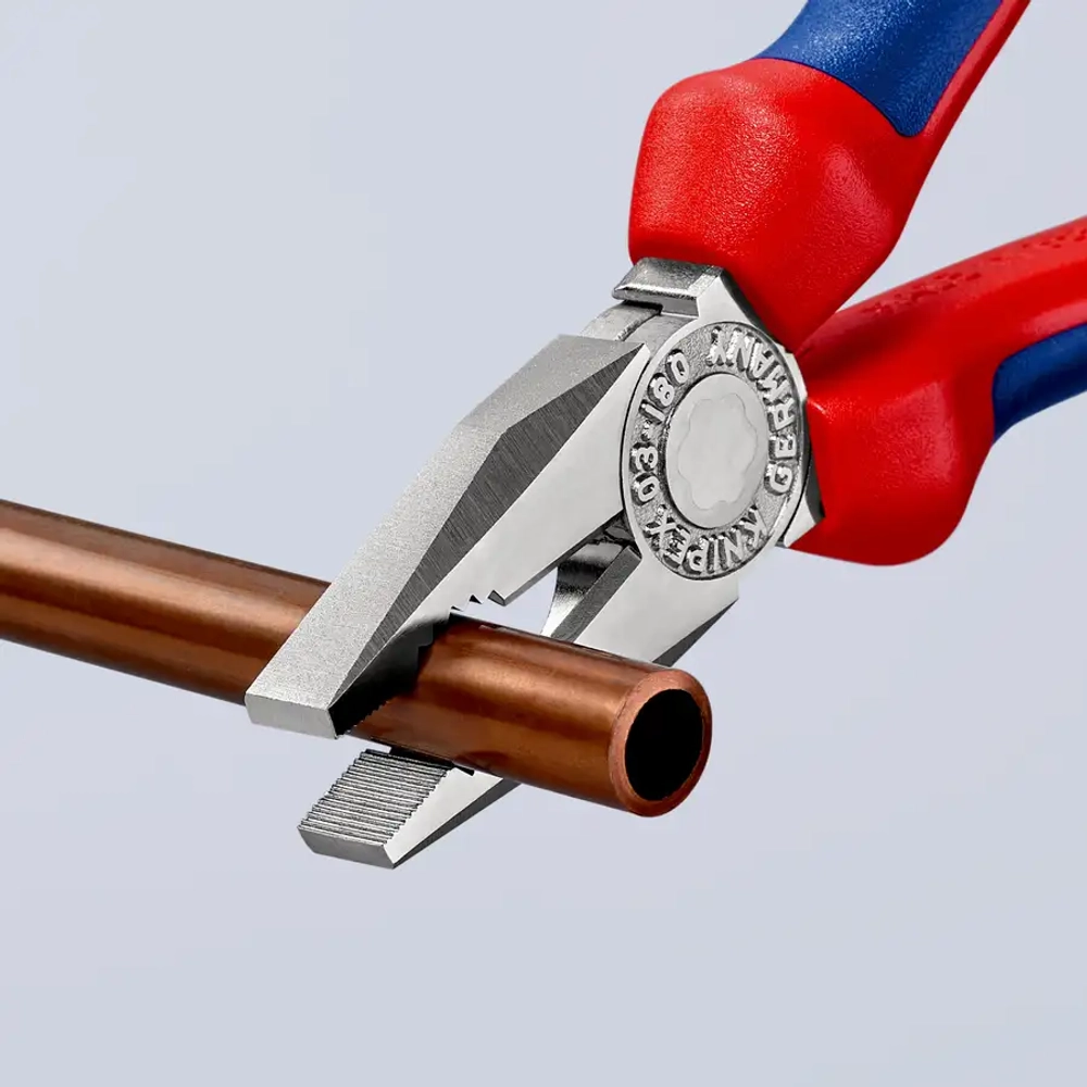Плоскогубцы комбинированные хромированные 180 мм Knipex 03 05 180 SB