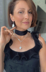 Серьги Lanzerotti, Monroe, с жемчугом, LZ-23.07-312 (белый)