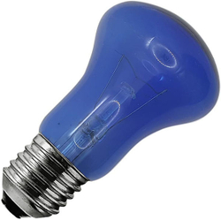 Лампа накаливания обычная 100W R55 Е27, Синяя